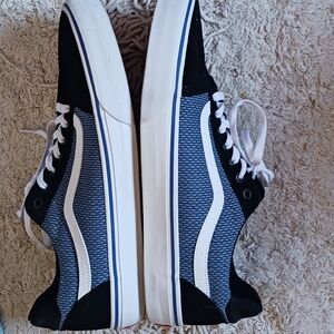 Stylish Black and Blue Women's Sneakers